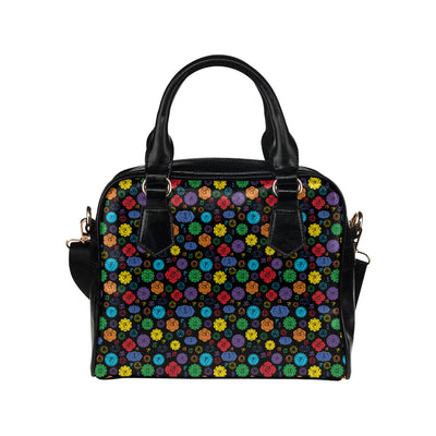 Chakra Pattern Print Design 01 Shoulder Handbag