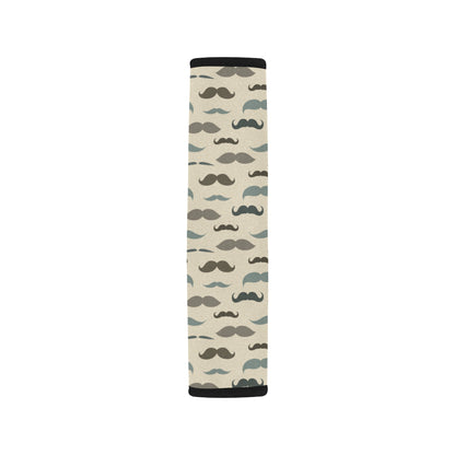 Mustache Pattern Print Design A01 Car Seat Belt Cover