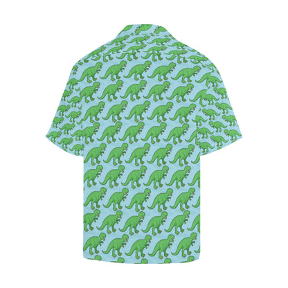 T Rex Pattern Print Design A01 Men's Hawaiian Shirt
