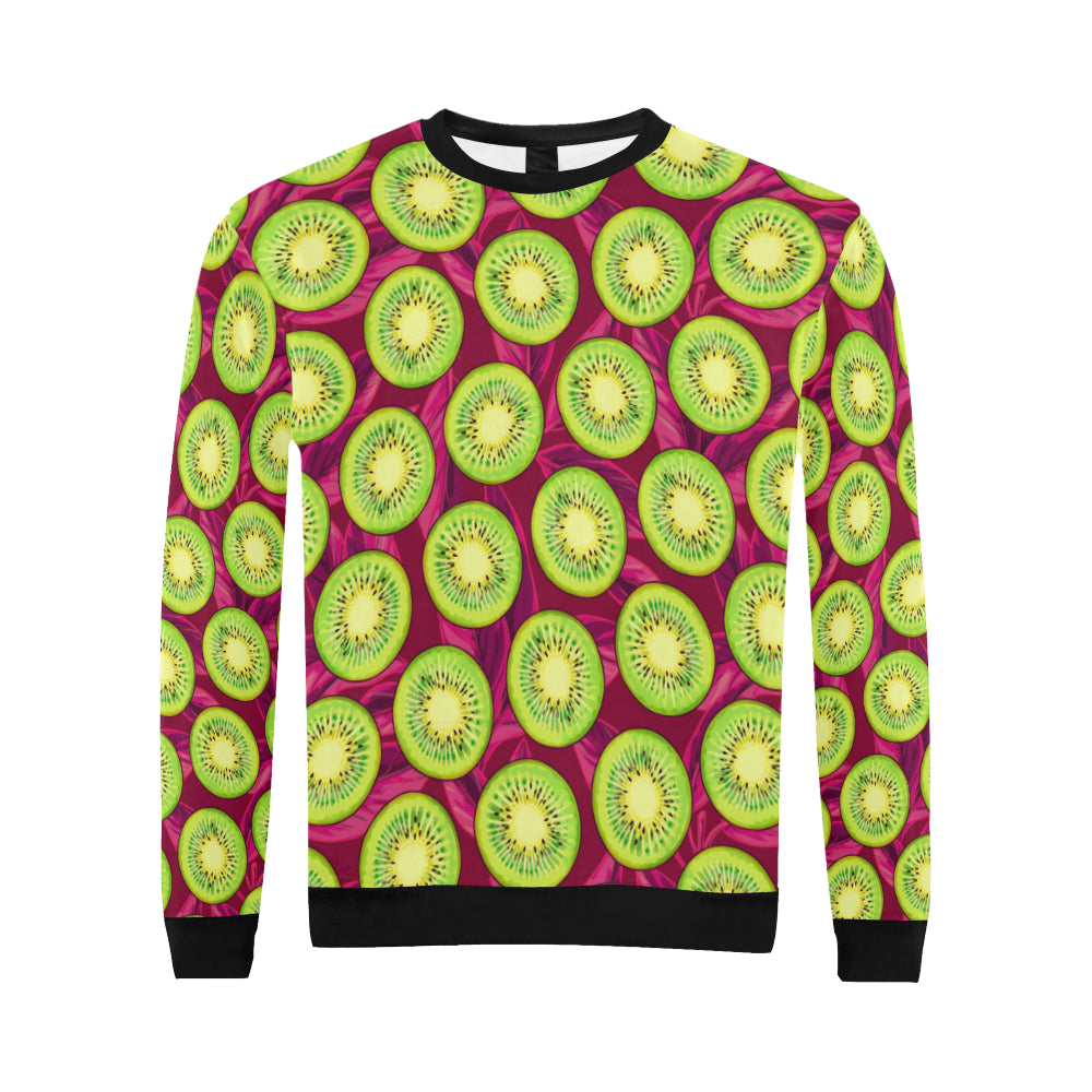 Kiwi Pattern Print Design KW05 Men Long Sleeve Sweatshirt