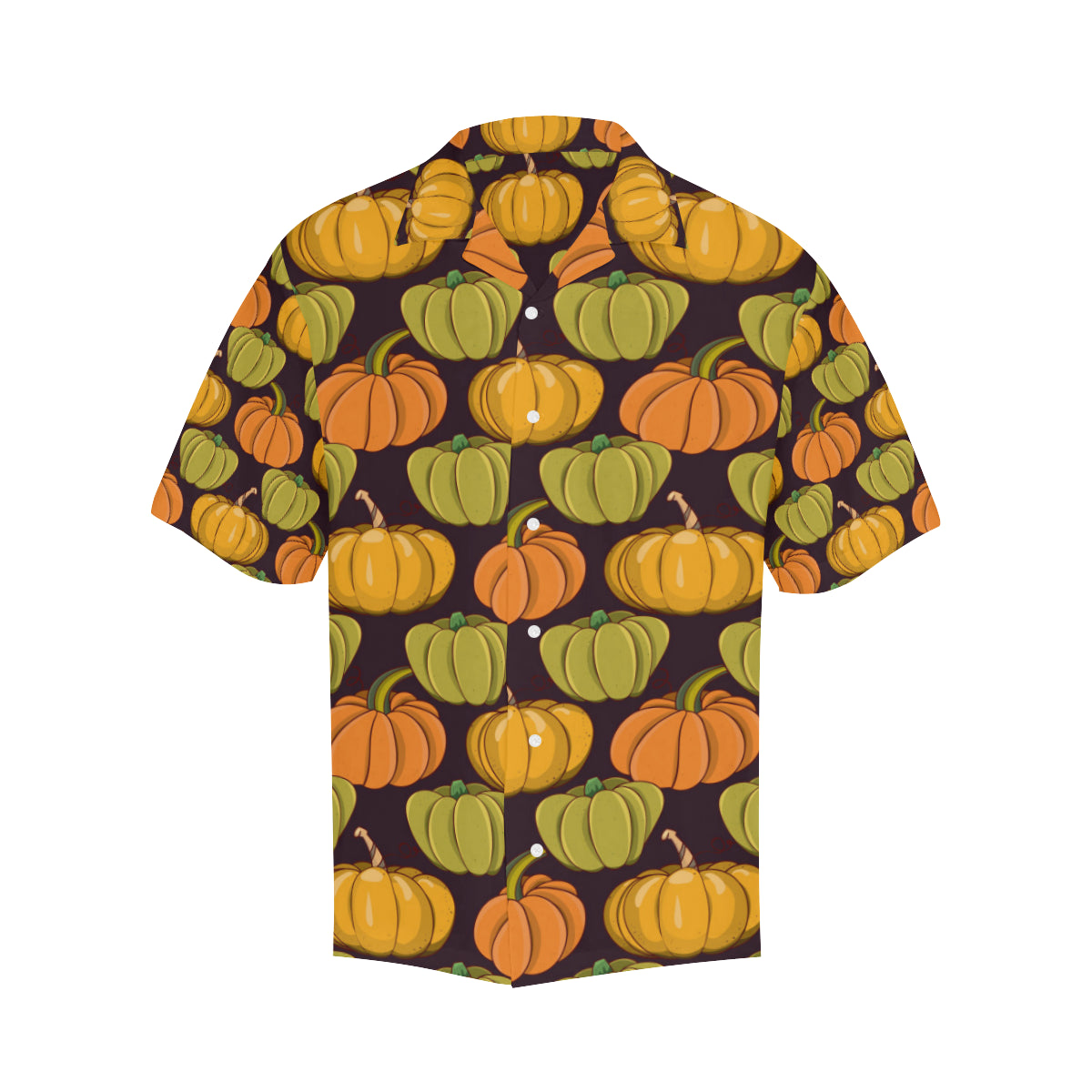 Pumpkin Pattern Print Design A01 Men's Hawaiian Shirt