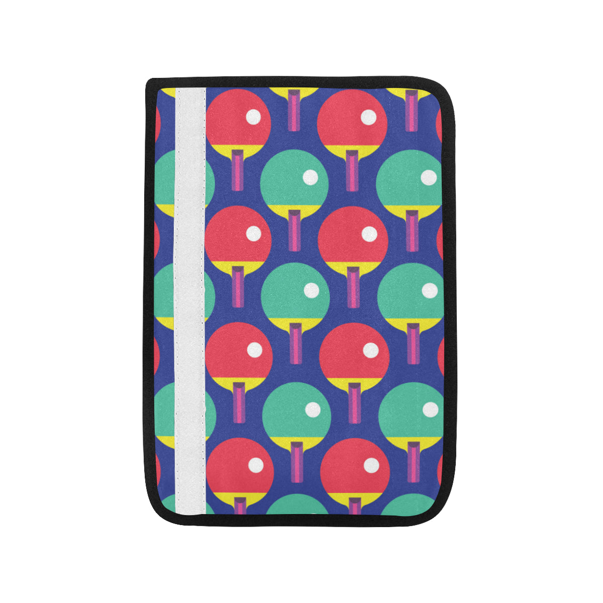 Ping Pong Pattern Print Design A03 Car Seat Belt Cover