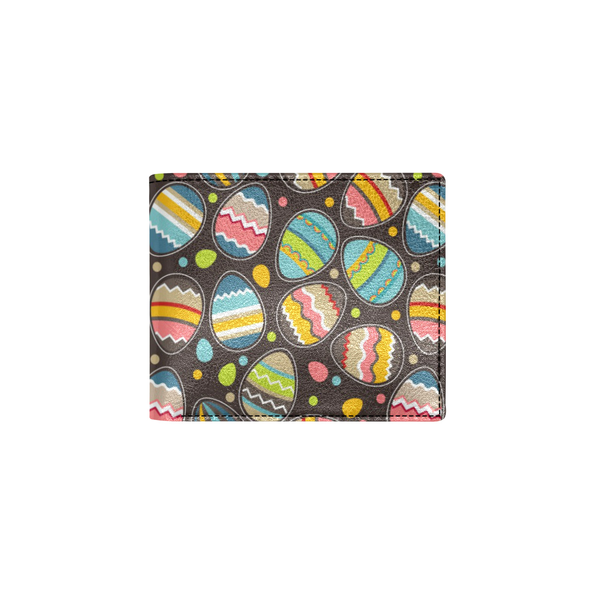 Easter Eggs Pattern Print Design RB03 Men's ID Card Wallet
