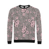 Cherry Blossom Pattern Print Design CB05 Men Long Sleeve Sweatshirt