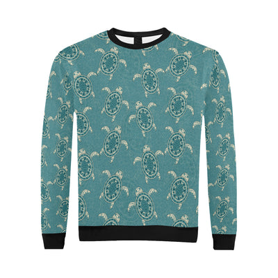 Sea Turtle Pattern Print Design T02 Men Long Sleeve Sweatshirt