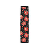 Red Hibiscus Pattern Print Design HB021 Car Seat Belt Cover