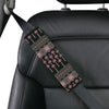 Ethnic Dot Style Print Pattern Car Seat Belt Cover