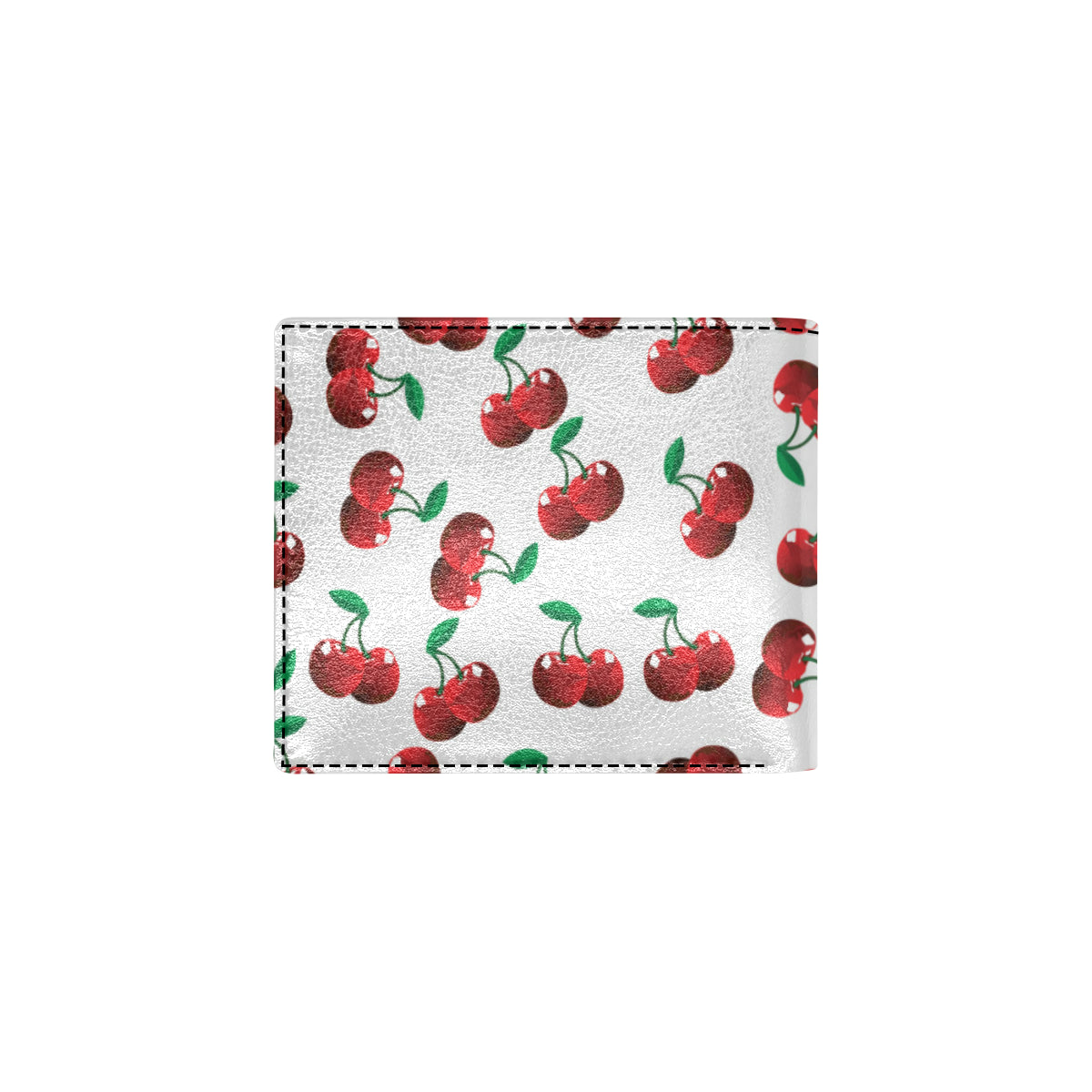 Cherry Pattern Print Design 01 Men's ID Card Wallet