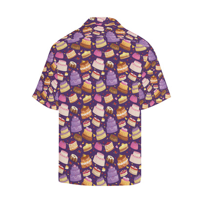 Cake Pattern Print Design 05 Men's Hawaiian Shirt