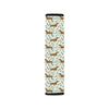 Dachshund Pattern Print Design 01 Car Seat Belt Cover