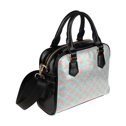 Bacon Pattern Print Design 04 Shoulder Handbag
