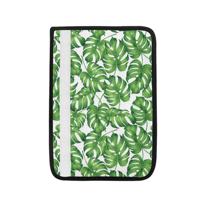 Palm Leaves Pattern Print Design PL08 Car Seat Belt Cover