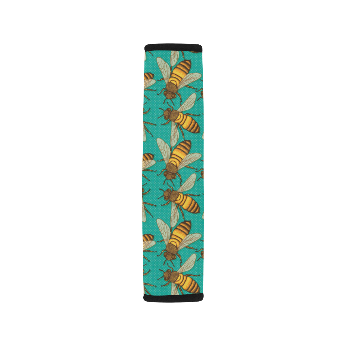Bee Pattern Print Design BEE04 Car Seat Belt Cover