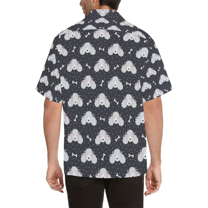 Poodle Pattern Print Design A03 Men's Hawaiian Shirt