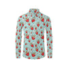 Angel Wings Heart Pattern Print Design 02 Men's Long Sleeve Shirt