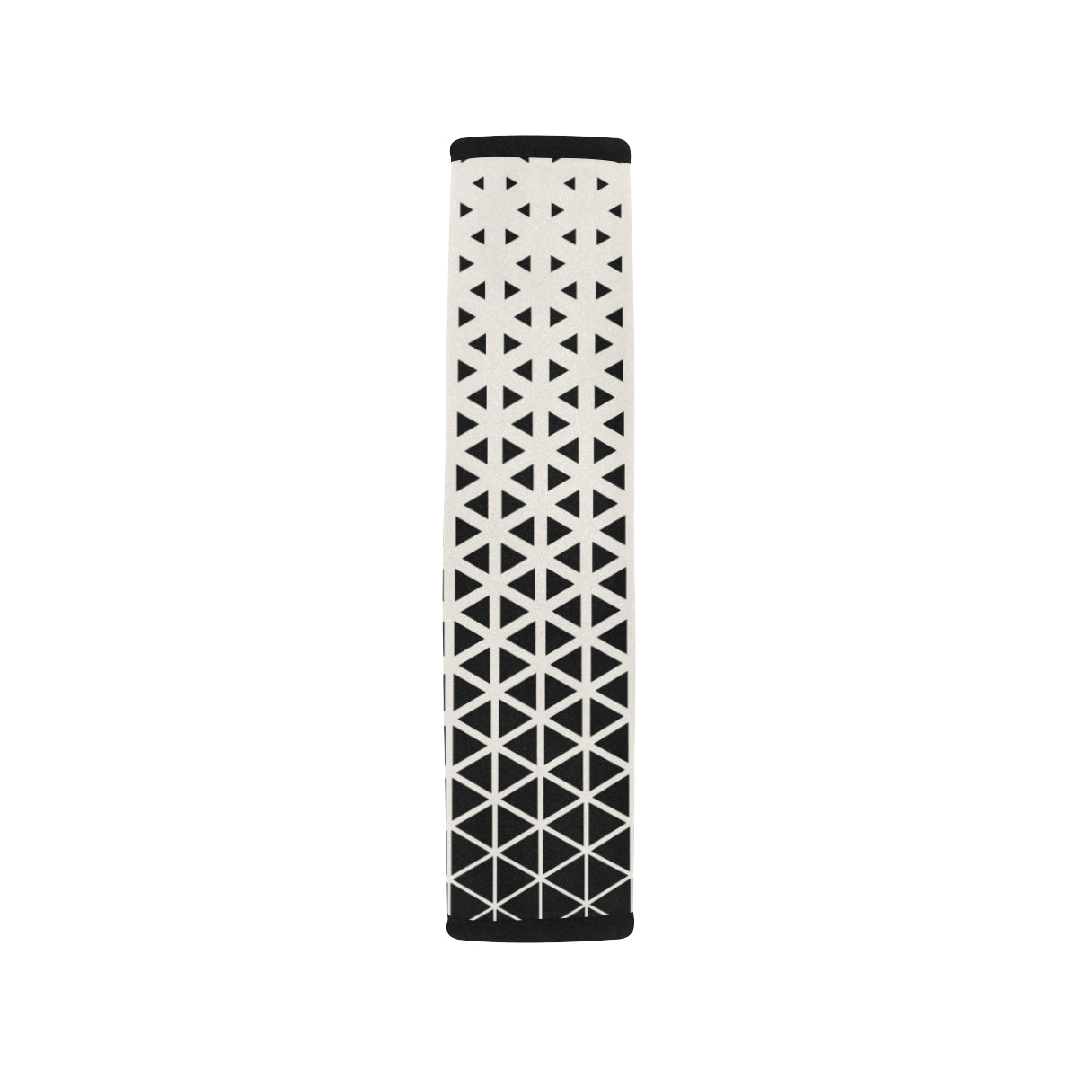 Geometric Black White Pattern Print Design 03 Car Seat Belt Cover