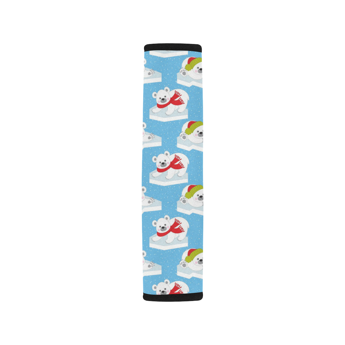 Polar Bear Pattern Print Design PB06 Car Seat Belt Cover