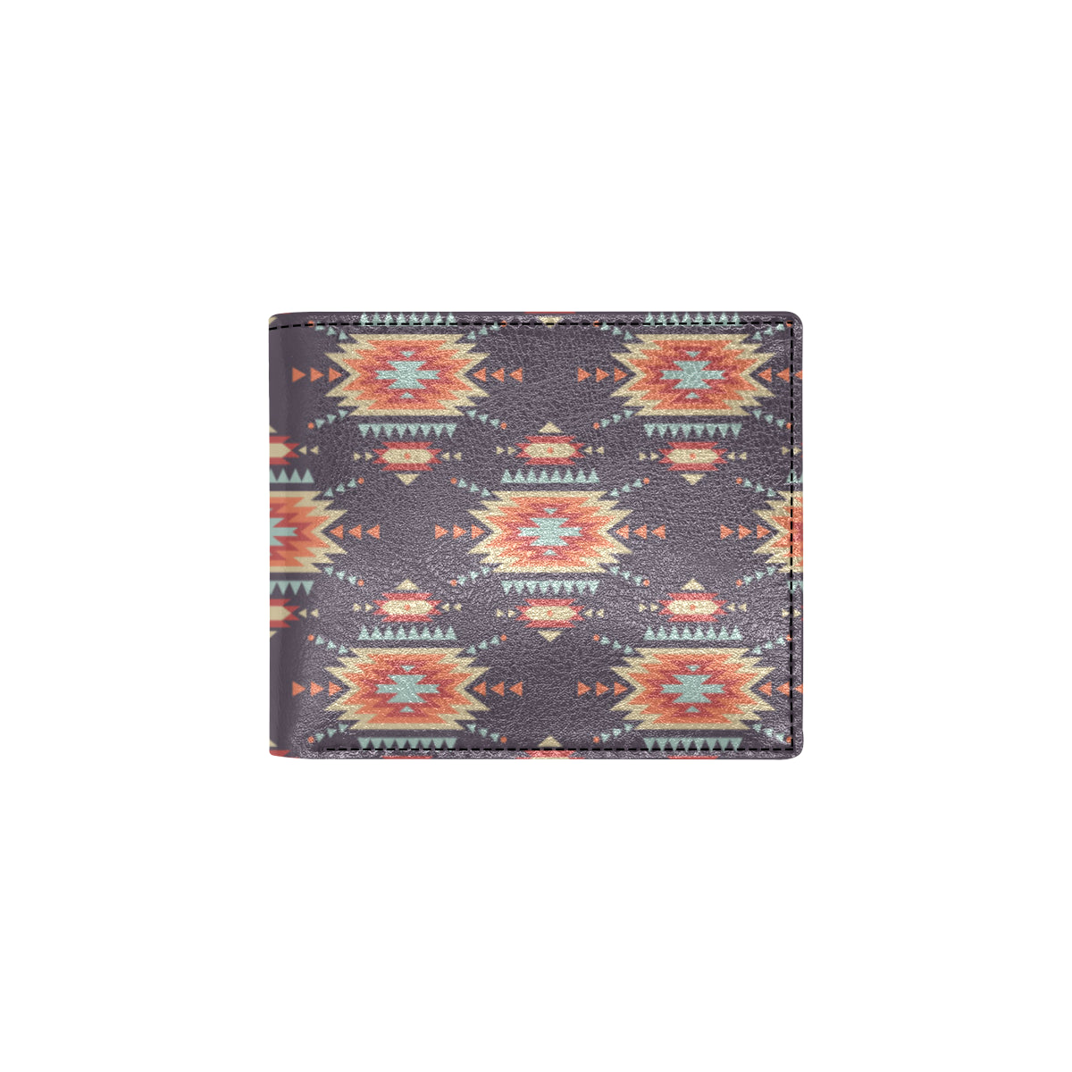 Tribal indians Aztec Men's ID Card Wallet