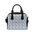 Bluebird Pattern Print Design 01 Shoulder Handbag
