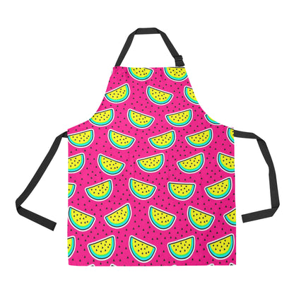 Watermelon Pattern Print Design WM04 Apron with Pocket