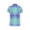 Sea Turtle Draw Men's Short Sleeve Button Up Shirt