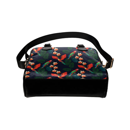 Macaw Pattern Print Design 02 Shoulder Handbag