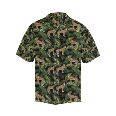 Cheetah Pattern Print Design 05 Men's Hawaiian Shirt