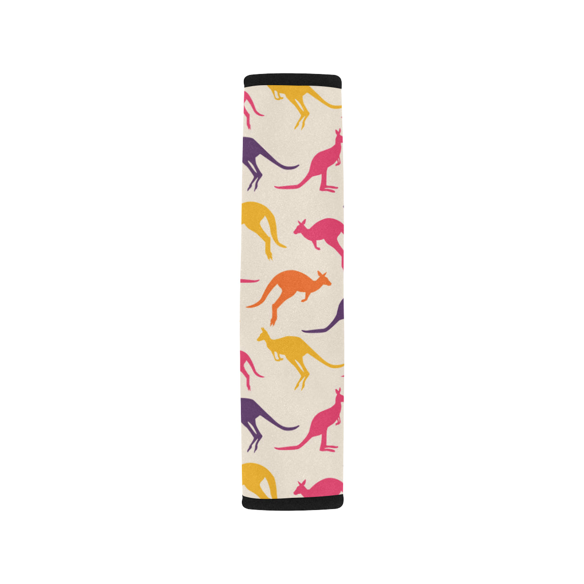 Kangaroos Pattern Print Design 01 Car Seat Belt Cover