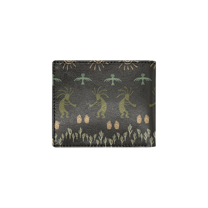 Mayan Pattern Print Design 04 Men's ID Card Wallet