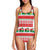 Camper Camping Ugly Christmas Design Print Women Swimsuit