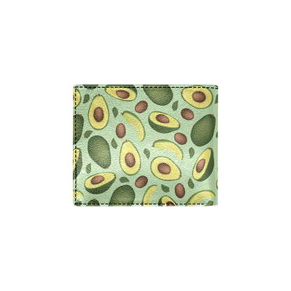 Avocado Pattern Print Design AC01 Men's ID Card Wallet