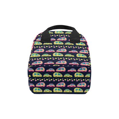 Camper Cute Camping Design No 3 Print Insulated Lunch Bag