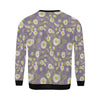 Daisy Pattern Print Design DS011 Men Long Sleeve Sweatshirt