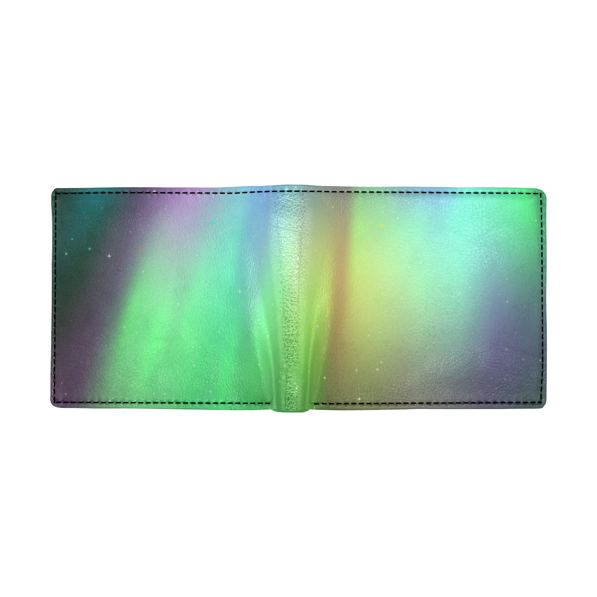 Aurora Borealis Pattern Print Design 03 Men's ID Card Wallet