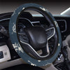 Nautical Sea Themed Print Steering Wheel Cover with Elastic Edge