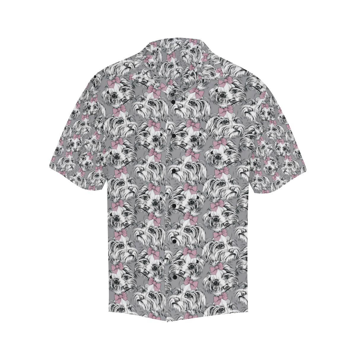 Maltese Pattern Print Design 01 Men's Hawaiian Shirt