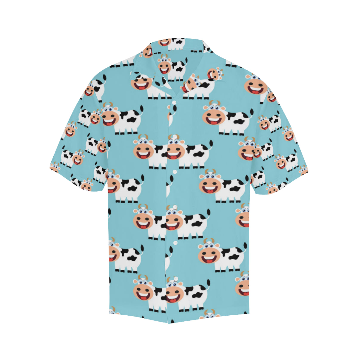 Cattle Cute Pattern Print Design 01 Men's Hawaiian Shirt