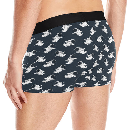 Astronaut Pattern Print Design 02 Men's Boxer Briefs