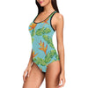 Bird Of Paradise Pattern Print Design BOP04 Women Swimsuit