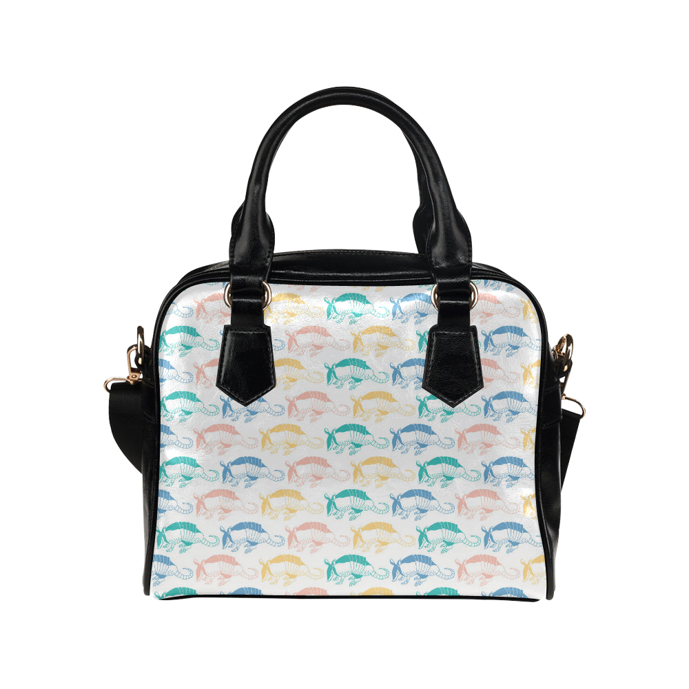 Armadillo Pattern Print Design 05 Shoulder Handbag