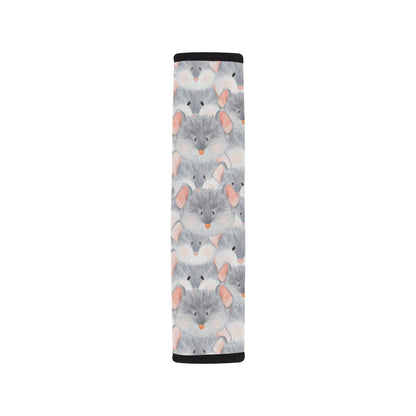 Rat Baby Pattern Print Design 02 Car Seat Belt Cover