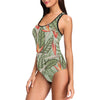 Bird Of Paradise Pattern Print Design BOP08 Women Swimsuit