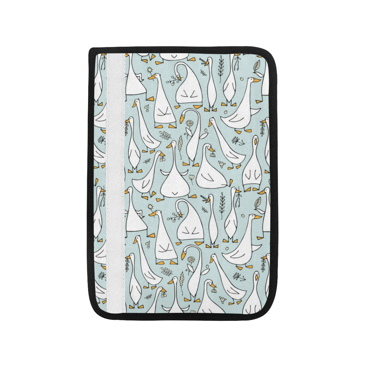 Goose Pattern Print Design 03 Car Seat Belt Cover