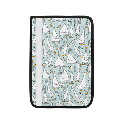 Goose Pattern Print Design 03 Car Seat Belt Cover