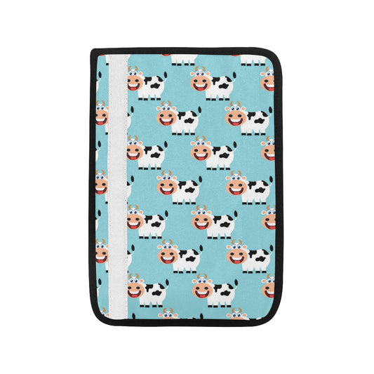 Cattle Cute Pattern Print Design 01 Car Seat Belt Cover