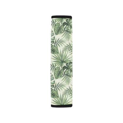 Palm Leaf Pattern Print Design A02 Car Seat Belt Cover