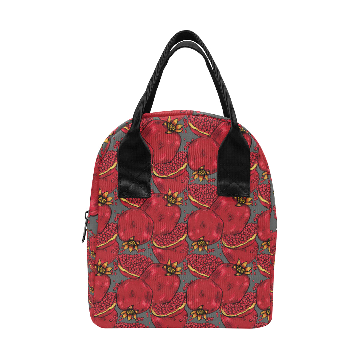Pomegranate Pattern Print Design PG05 Insulated Lunch Bag