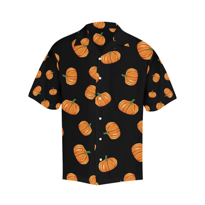 Pumpkin Pattern Print Design A05 Men's Hawaiian Shirt