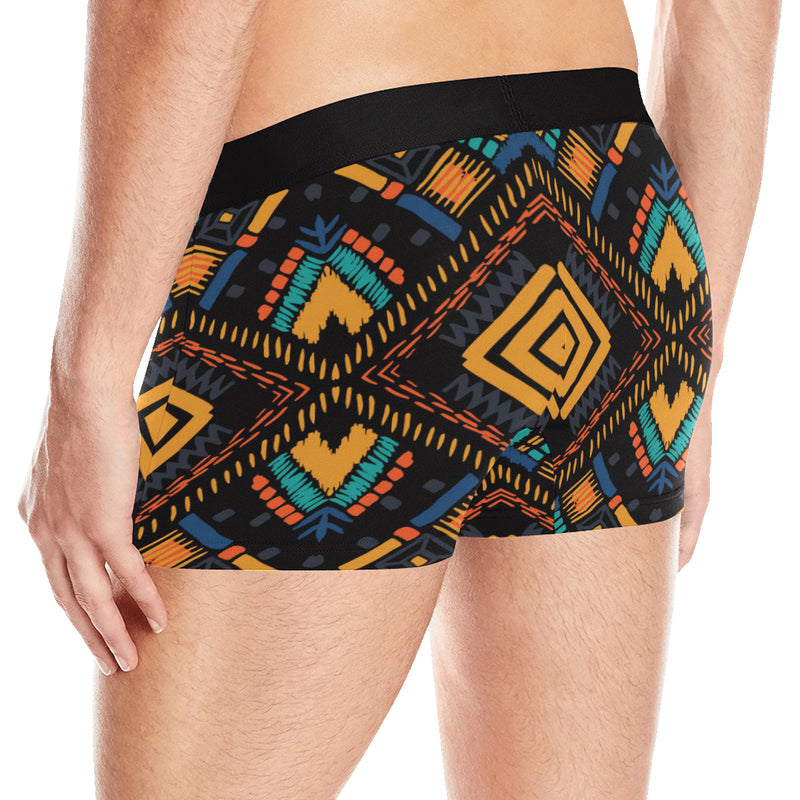 Kente Pattern Print Design 05 Men's Boxer Briefs