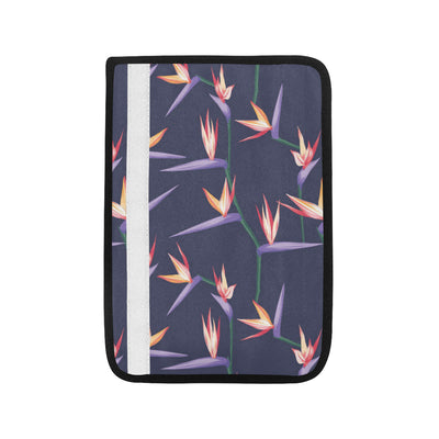 Bird Of Paradise Pattern Print Design BOP015 Car Seat Belt Cover